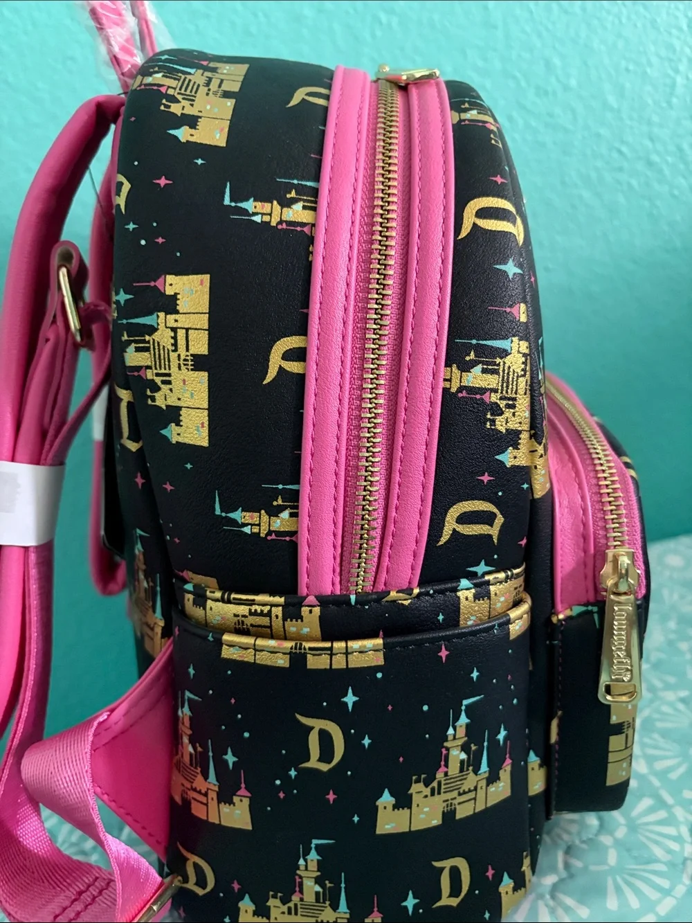 Loungefly Disney Parks Exclusive Backpack Disneyland Sleeping Beauty Castle BNWT